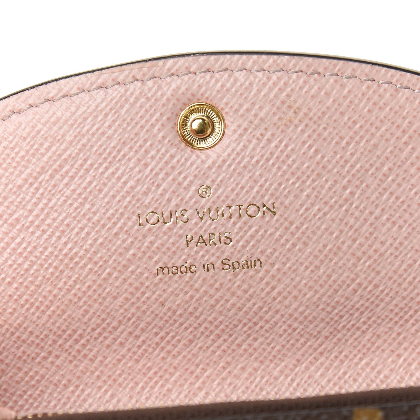Monogram Rosalie Coin Purse Rose Ballerine