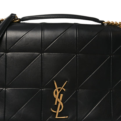 Saint Laurent Lambskin Patchwork Monogram Large Jamie Black 8 of 10