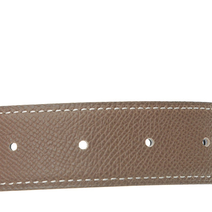 Hermes Swift Epsom 32mm H Belt 85 Black Etoupe 7 of 8