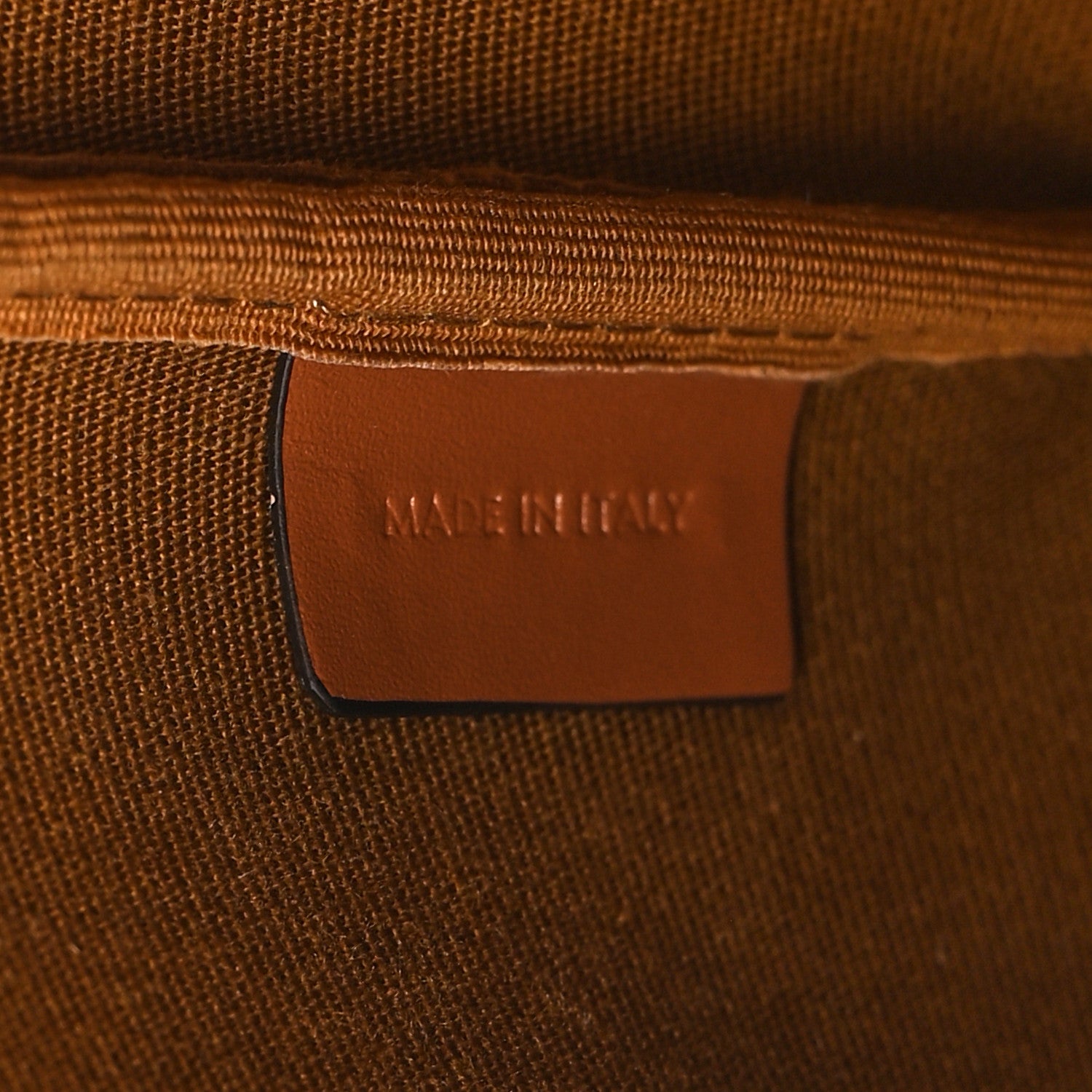 Celine Triomphe Canvas Calfskin Small Bucket Bag Tan 6 of 9