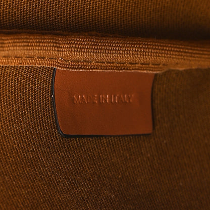 Celine Triomphe Canvas Calfskin Small Bucket Bag Tan 6 of 9