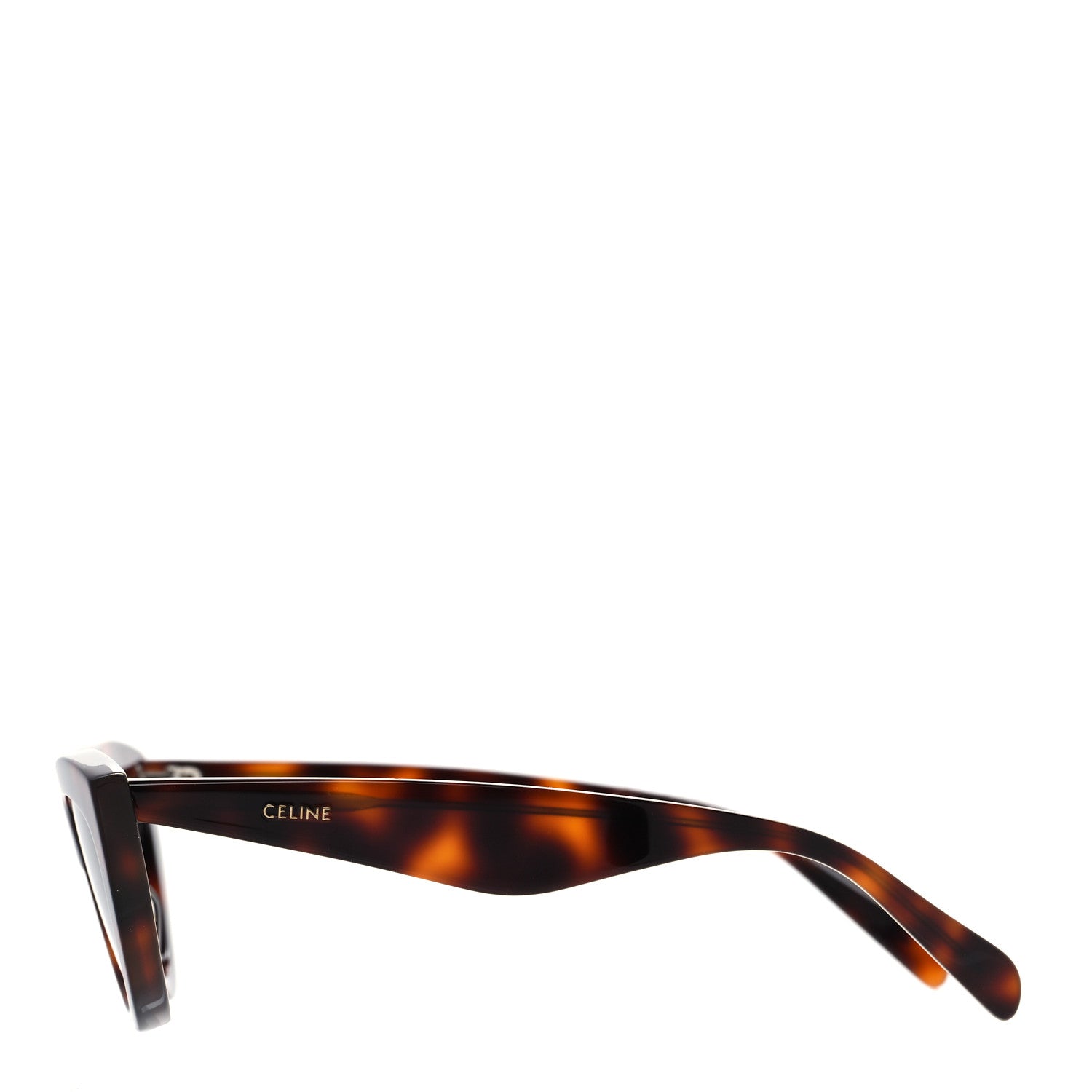 Celine Acetate Cat Eye Sunglasses CL4019IN Tortoise 2 of 7