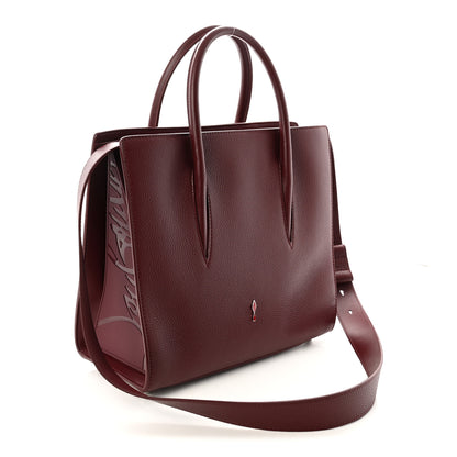 Christian Louboutin Calfskin Spikes Loubinthesky Medium Paloma Bordeaux 3 of 10