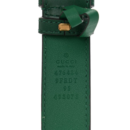Gucci Velvet Matelasse GG Marmont Belt Bag 95 38 Green 7 of 10
