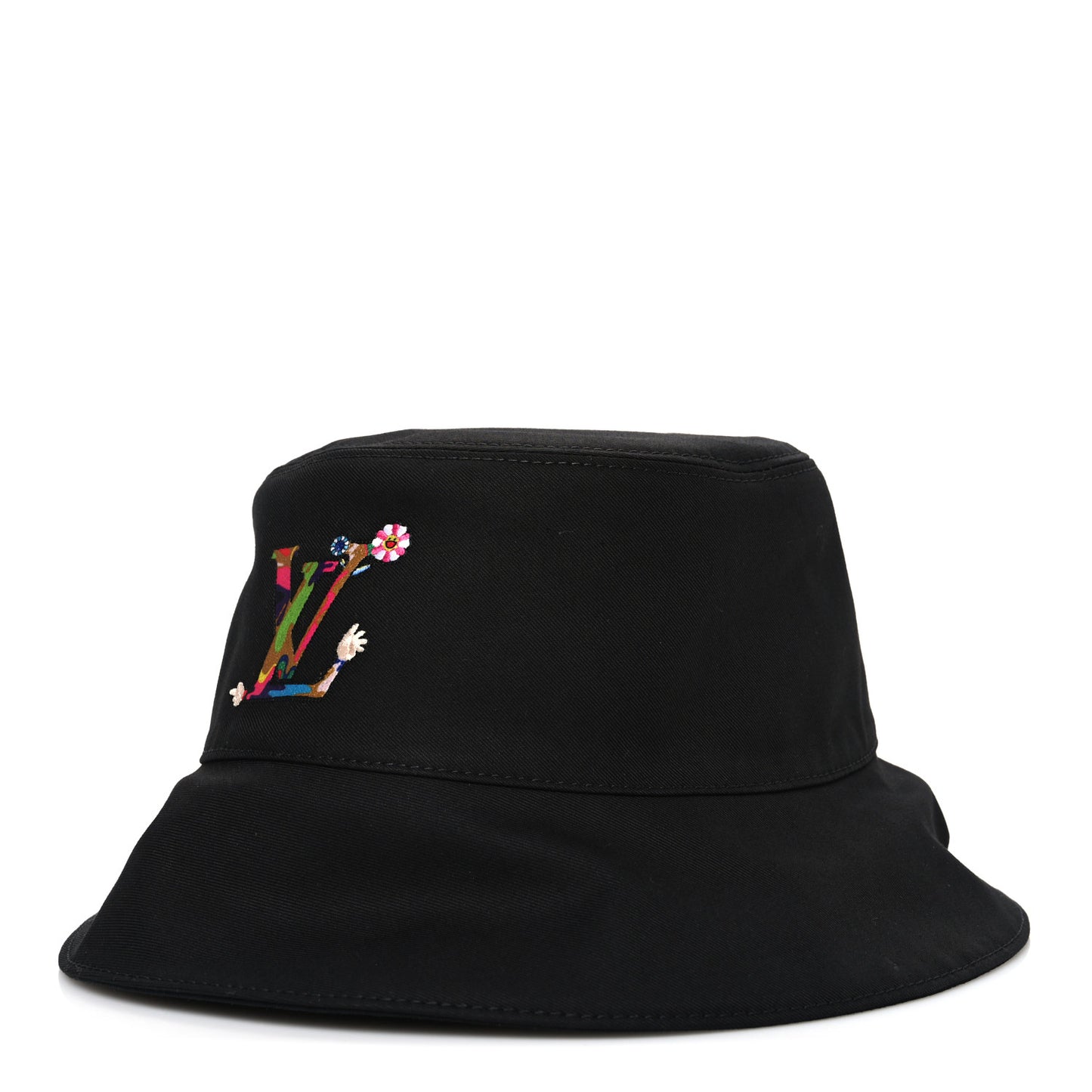 LV X TM Reversible Superflat Bucket Hat S Black
