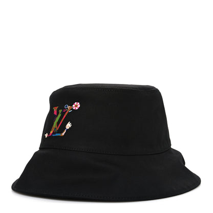 Louis Vuitton LV X TM Reversible Superflat Bucket Hat S Black 3 of 13