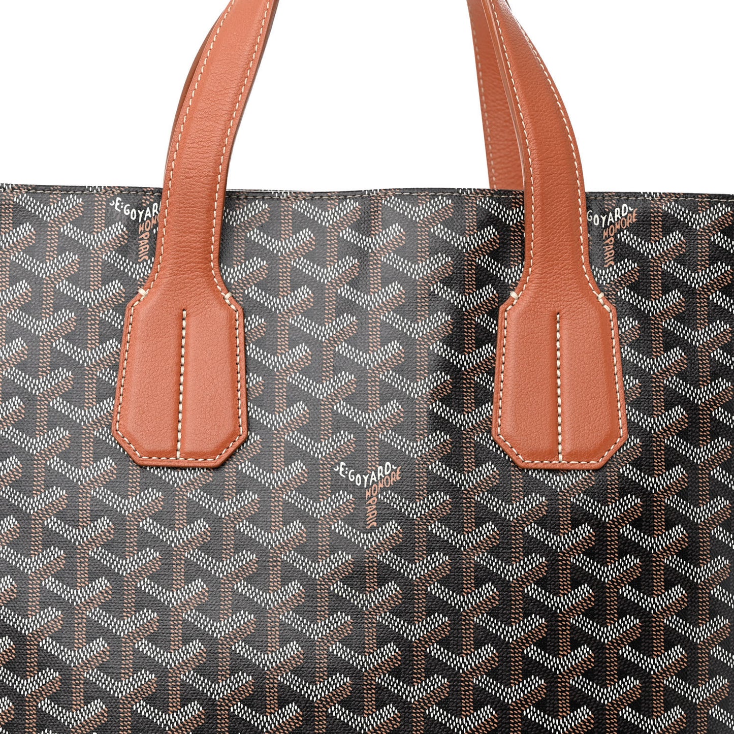 Goyardine Voltaire III Tote Black Gold