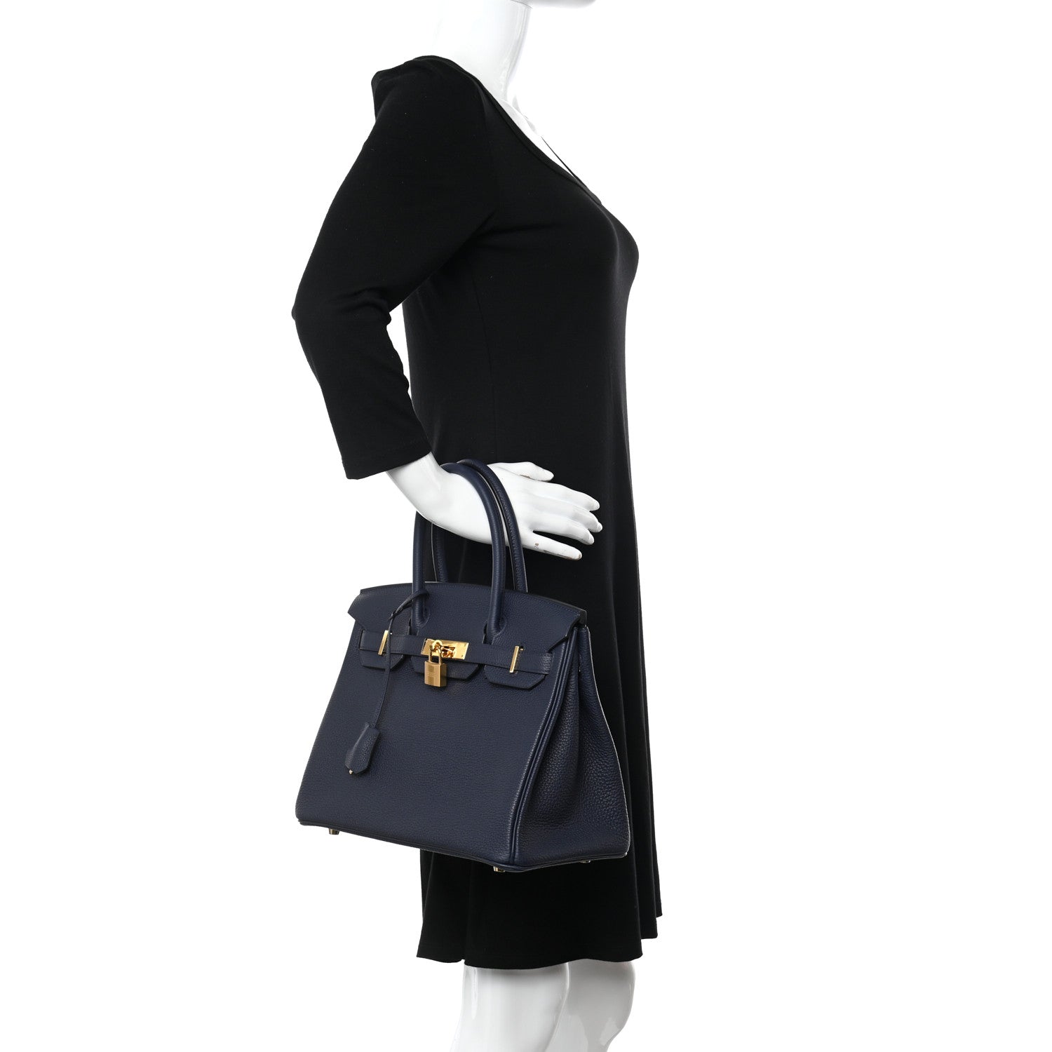 Hermes Togo Birkin 30 Bleu Nuit 2 of 11