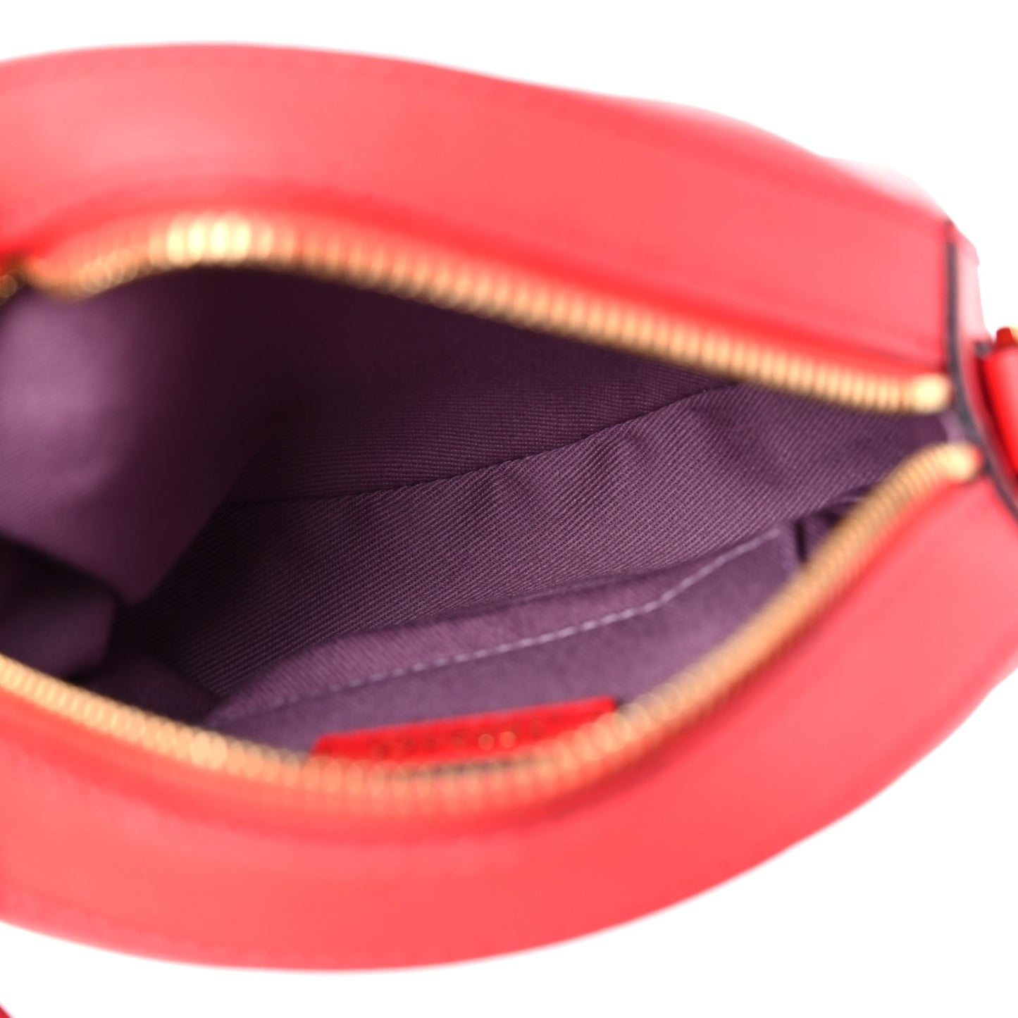 Calfskin La Medusa Round Camera Bag Red