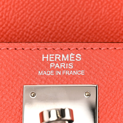 Hermes Epsom Kelly Sellier 32 Rose Jaipur 6 of 11