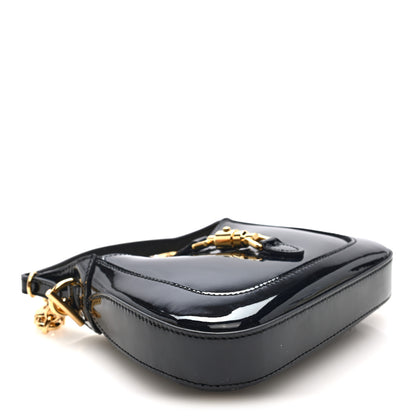 Gucci Patent Mini Jackie 1961 Crystal Hobo Black 4 of 9