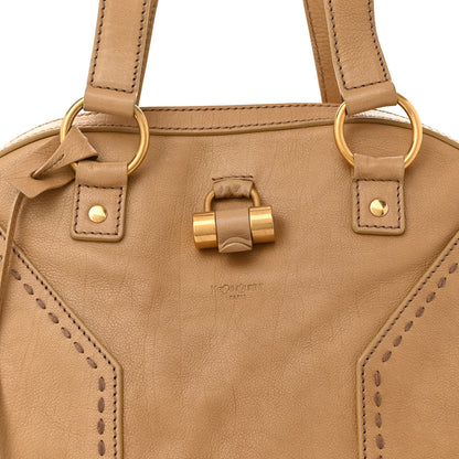 Saint Laurent Calfskin Oversized Muse Beige 8 of 18