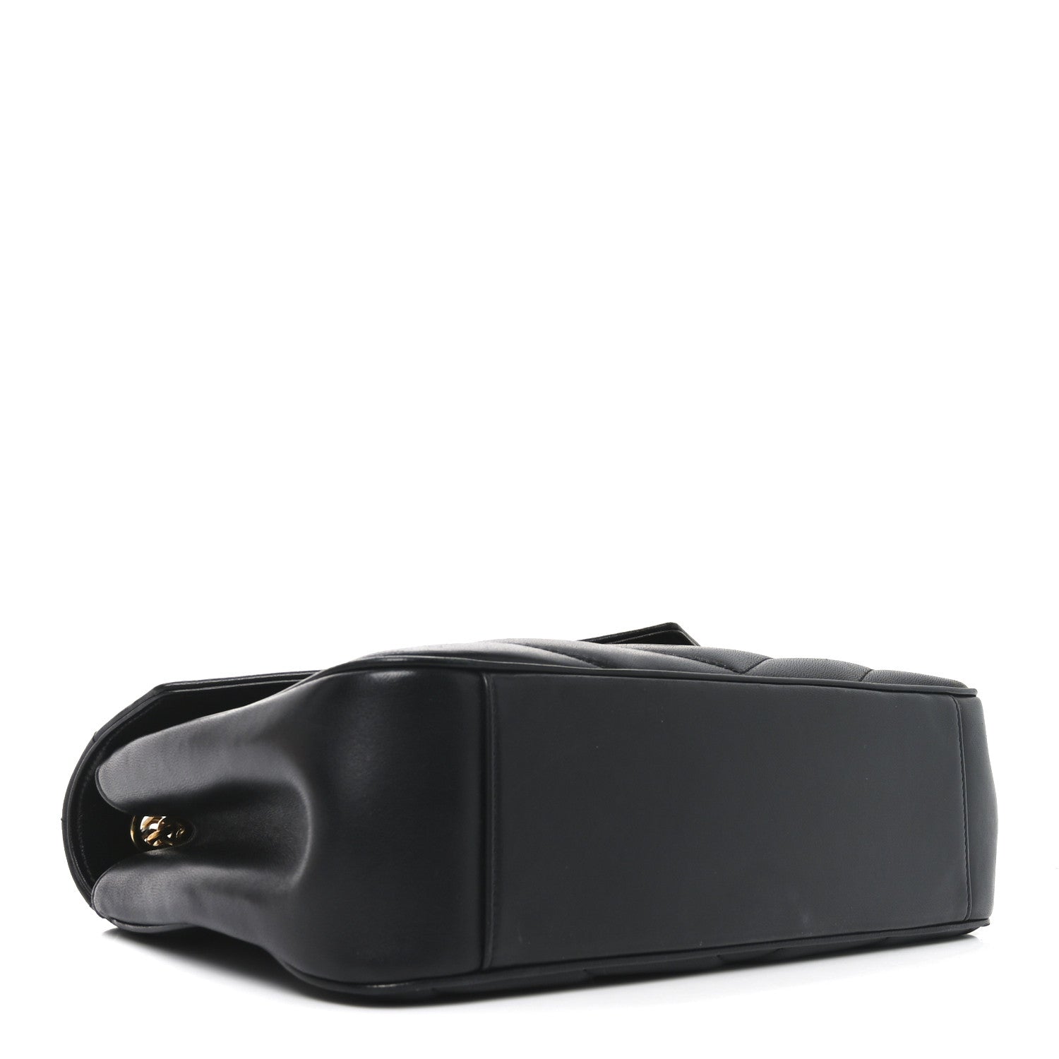 Saint Laurent Lambskin Matelasse Chevron Medium Loulou Black 4 of 9