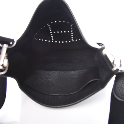 Hermes Taurillon Clemence Evelyne PM Black 5 of 9