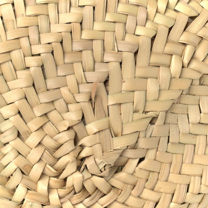 Celine Raffia Calfskin Studs Basket Shoulder Bag Tote Tan 9 of 9