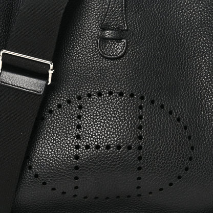 Hermes Taurillon Clemence Evelyne III PM Black 7 of 10