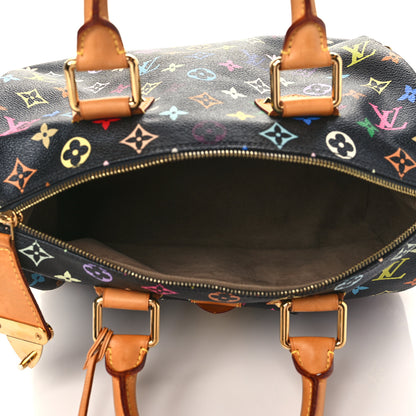 Louis Vuitton Monogram Multicolor Speedy 30 Black 5 of 5