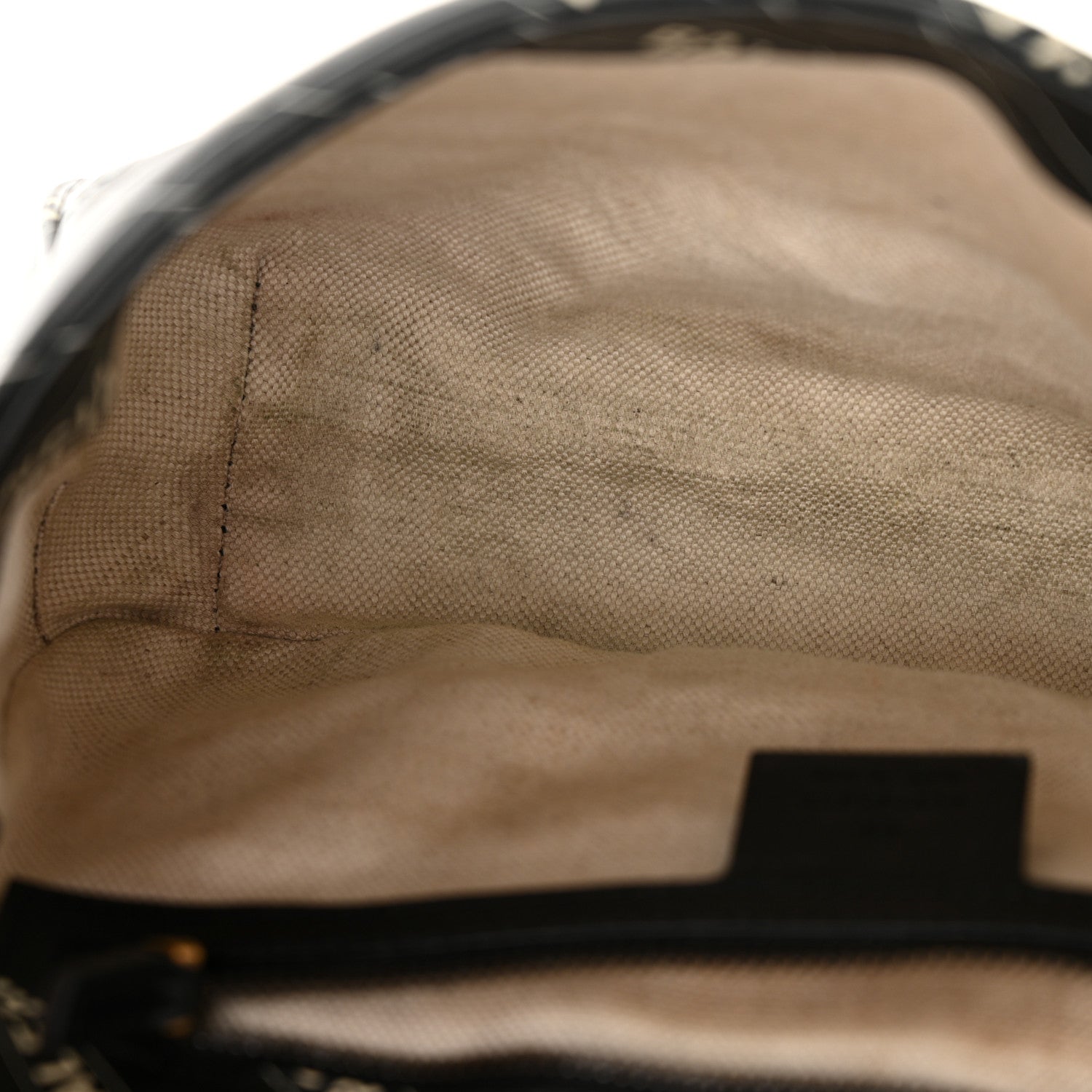 Gucci X BALENCIAGA Calfskin Matelasse Logo Print Small GG Marmont Shoulder Bag Black 11 of 14