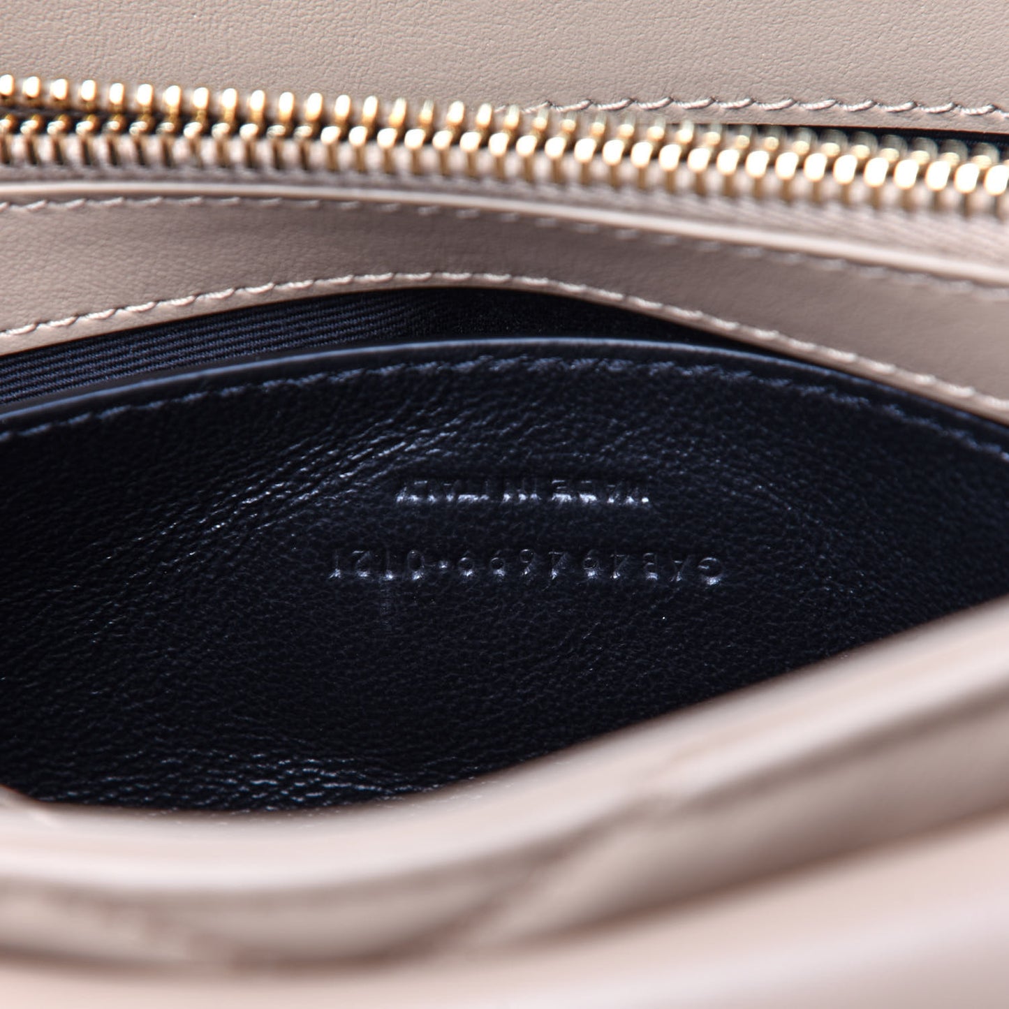 Calfskin Y Quilted Monogram Small Loulou Chain Satchel Dark Beige
