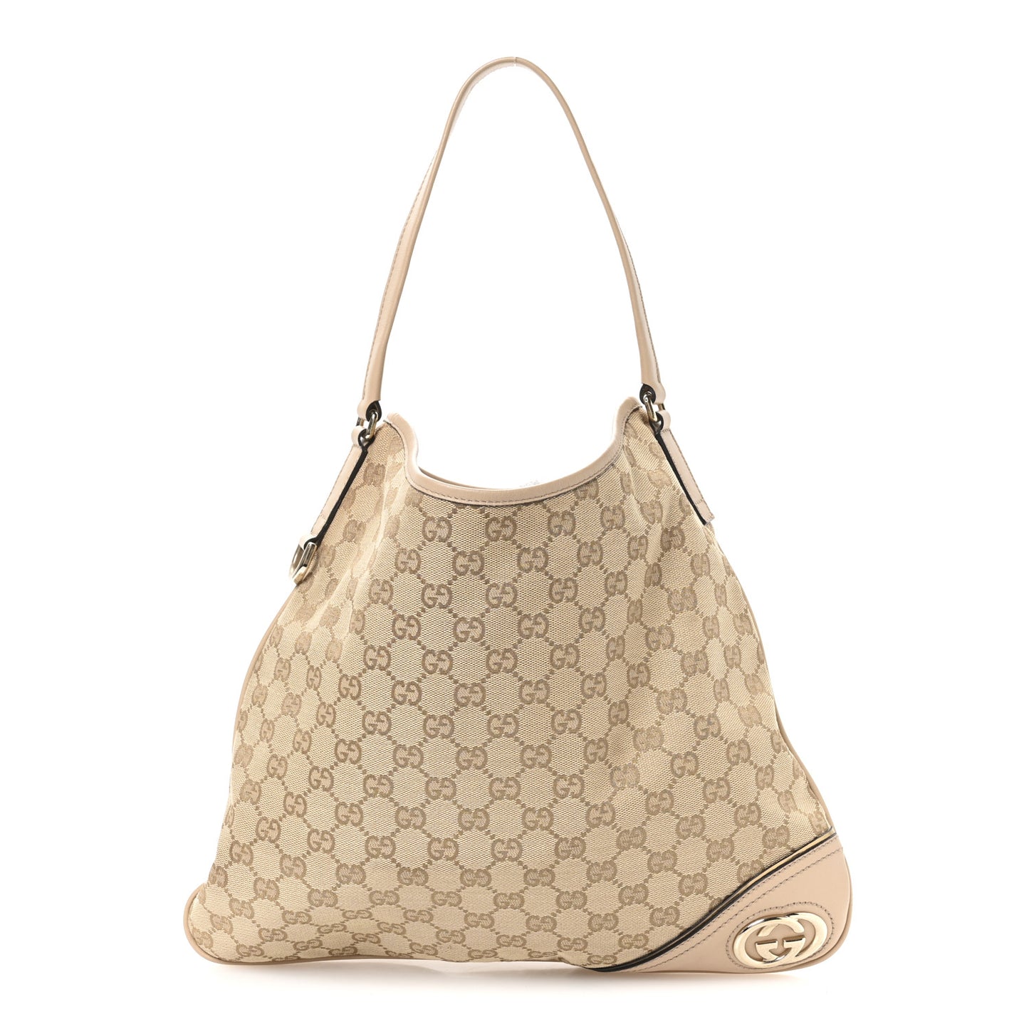 Monogram Medium New Britt Hobo Beige