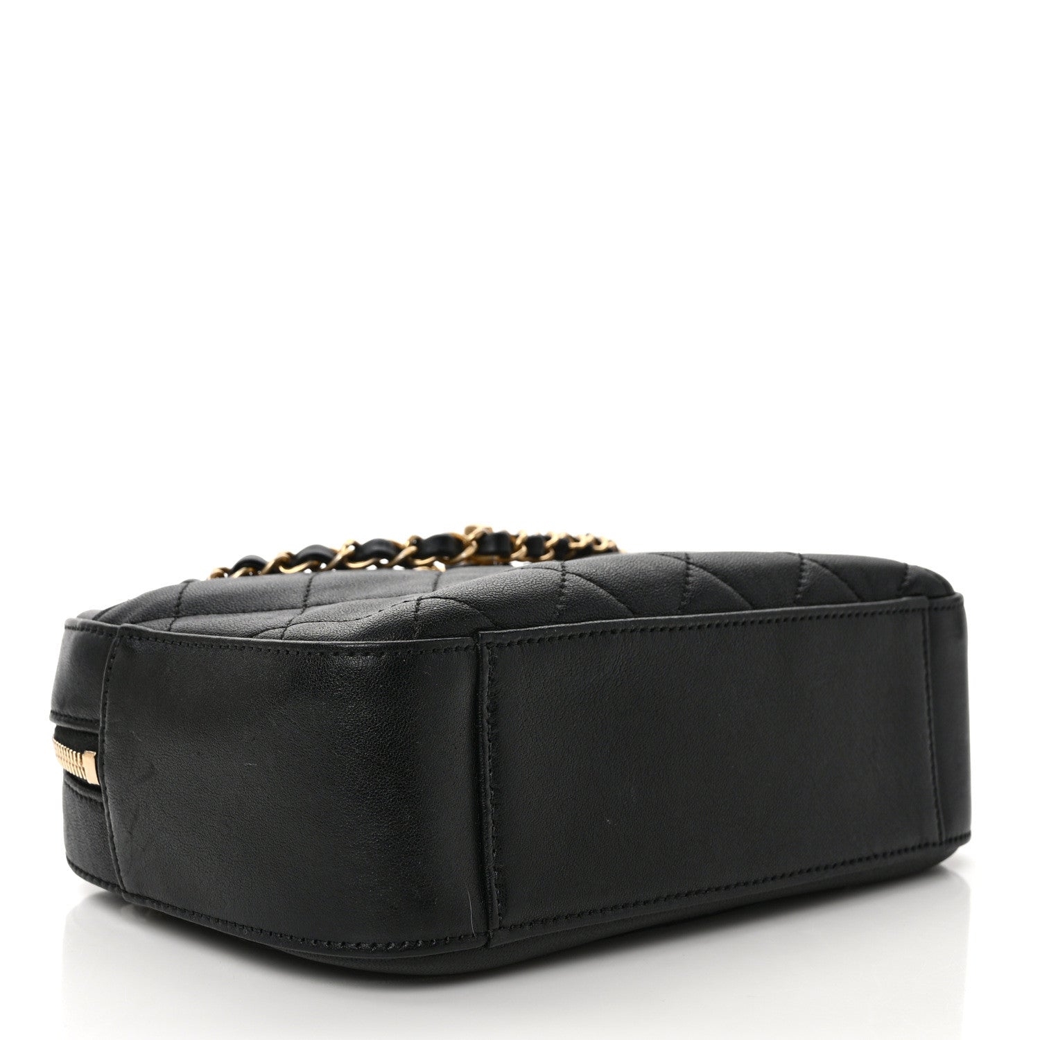 Chanel Goatskin Quilted Chanel 19 Camera Case Black 4 of 9