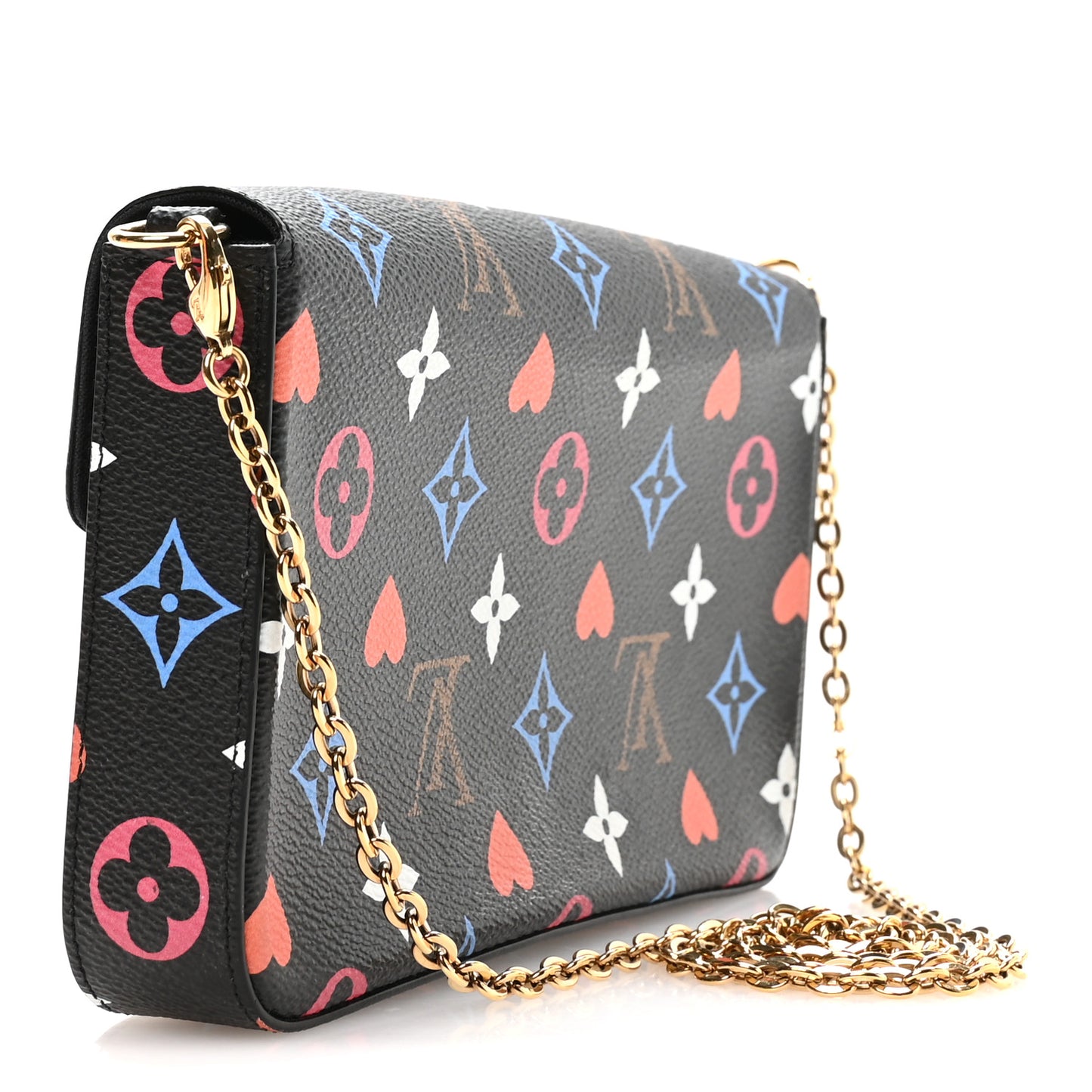 Game On Felicie Chain Wallet Black