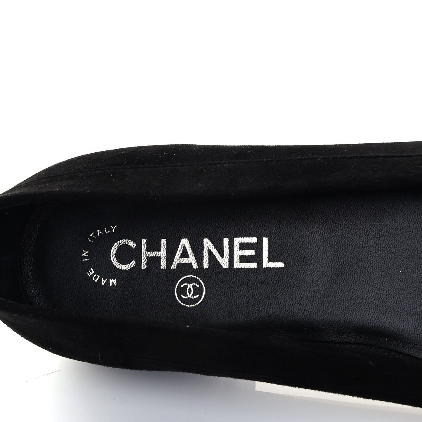 Kid Suede CC Flats 38.5 Black