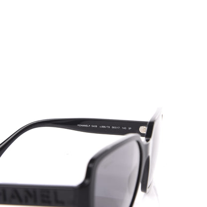 Chanel Acetate Polarized Square Sunglasses 5408 Black 7 of 8