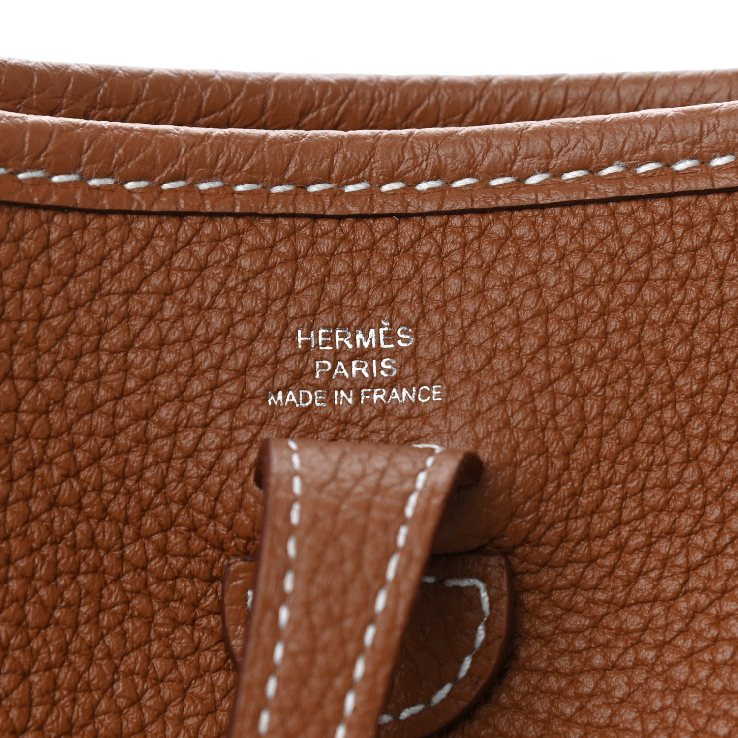 Hermes Taurillon Clemence Evelyne TPM Gold 6 of 9