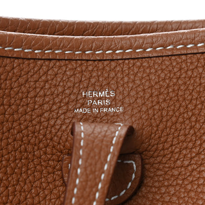 Hermes Taurillon Clemence Evelyne TPM Gold 6 of 9