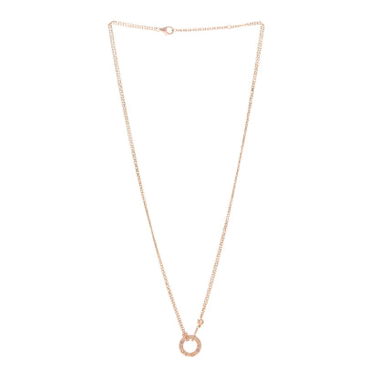 Cartier 18K Pink Gold 2 Diamond LOVE Necklace 3 of 5