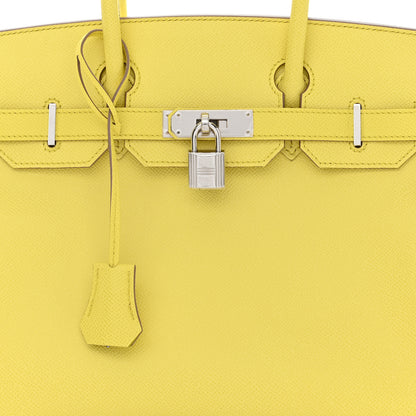 Hermes Epsom Birkin 30 Lime 8 of 11