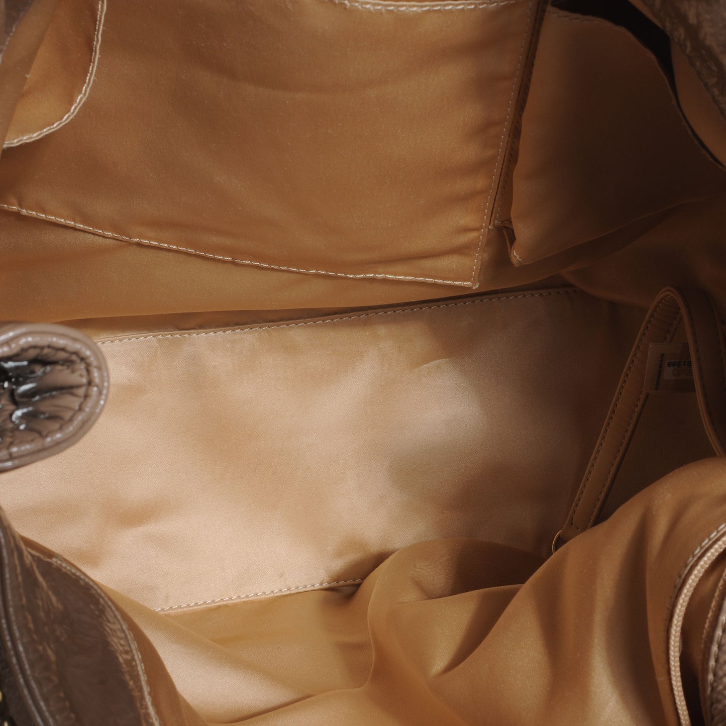 Vinyl Rodeo Tote Beige