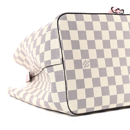 Louis Vuitton Damier Azur Neonoe MM Eau De Rose 8 of 10