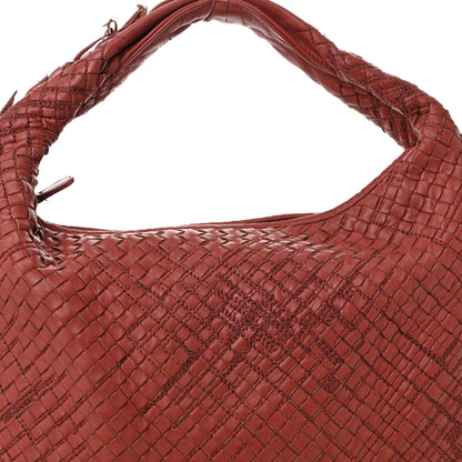 Bottega Veneta Nappa Intrecciato Fuzzy Maxi Veneta Hobo Dusty Rose 8 of 11