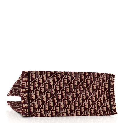 Christian Dior Oblique Large Book Tote Burgundy Multicolor 4 of 9