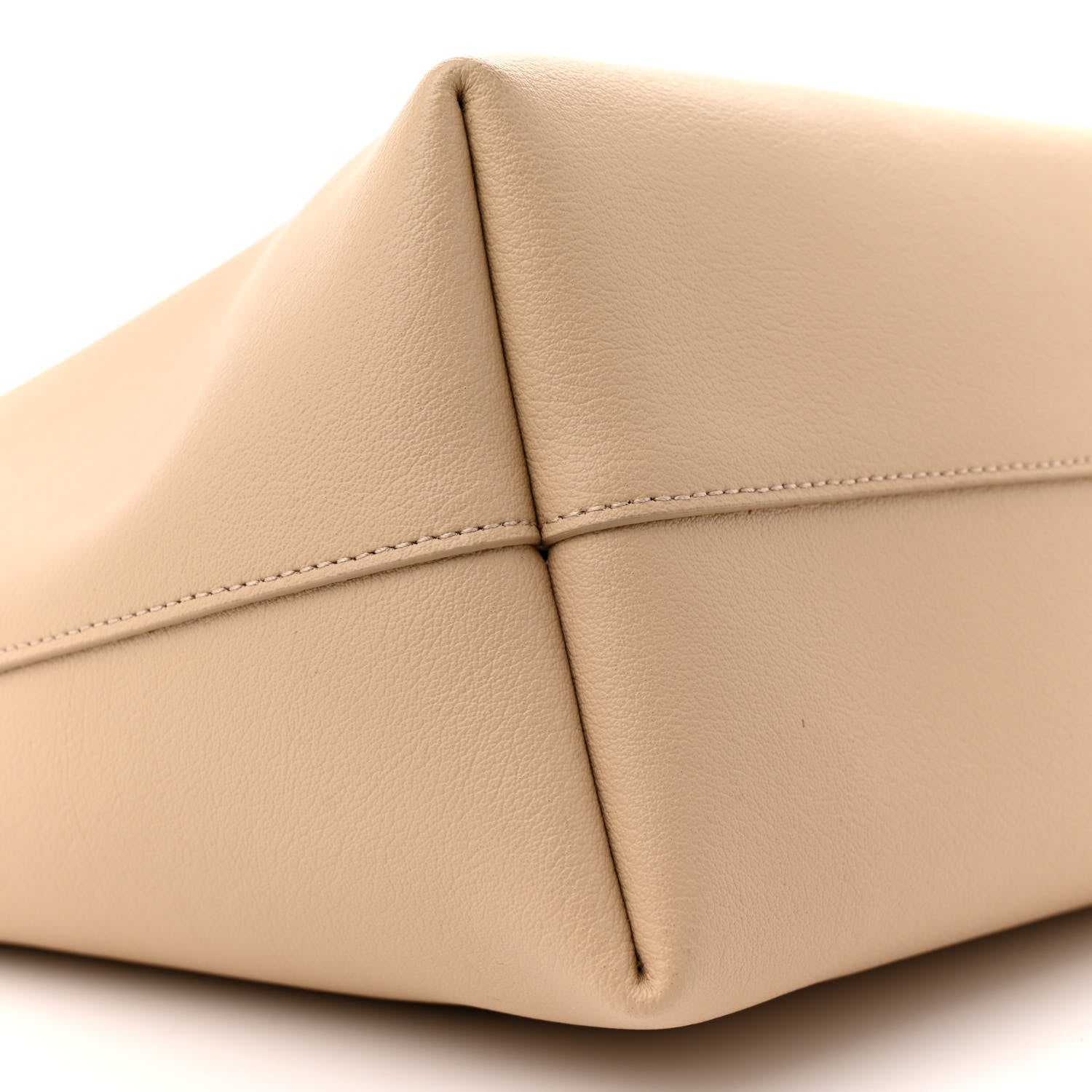 Saint Laurent Calfskin Large Shopping Tote Dark Beige 10 of 15