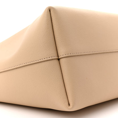 Saint Laurent Calfskin Large Shopping Tote Dark Beige 10 of 15