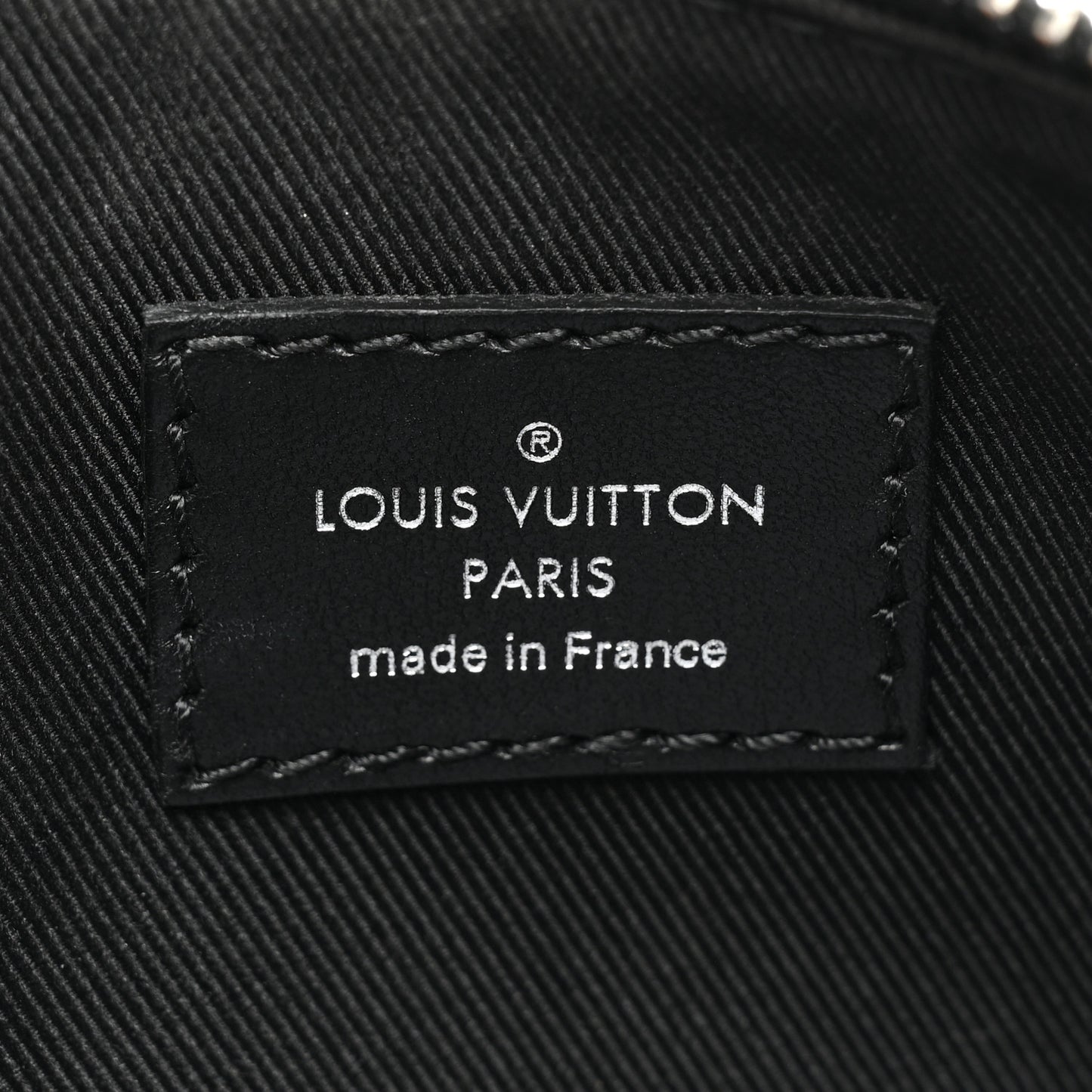 Reverse Monogram Eclipse Keepall XS Black