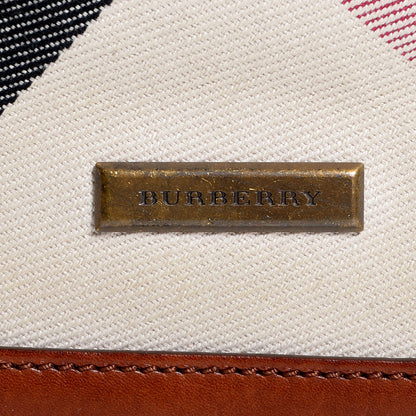 Burberry Canvas Mega Check Medium Orton Tote Pale Beige 4 of 12