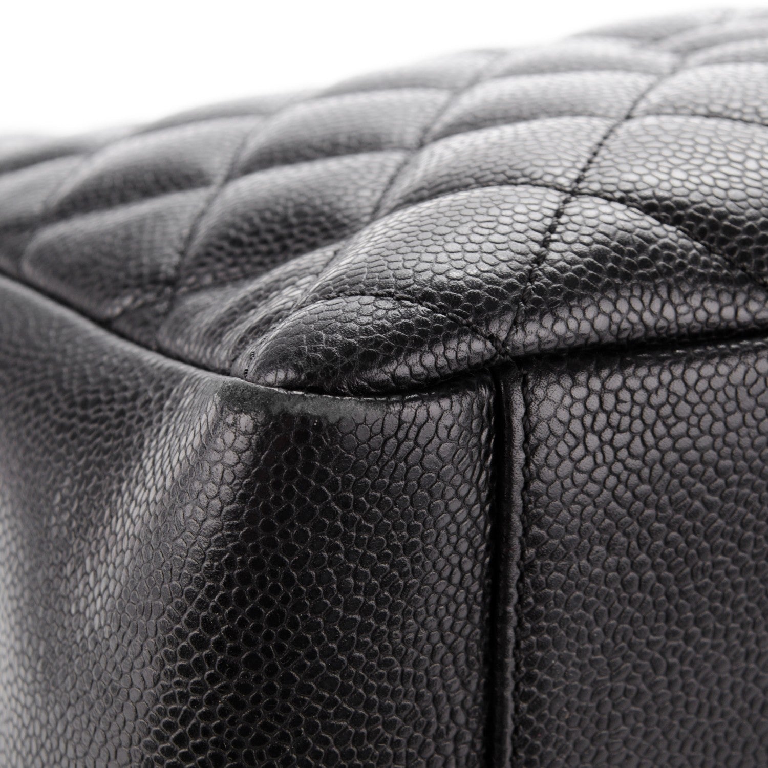 Chanel Caviar Quilted Grand Shopping Tote GST Black 8 of 8
