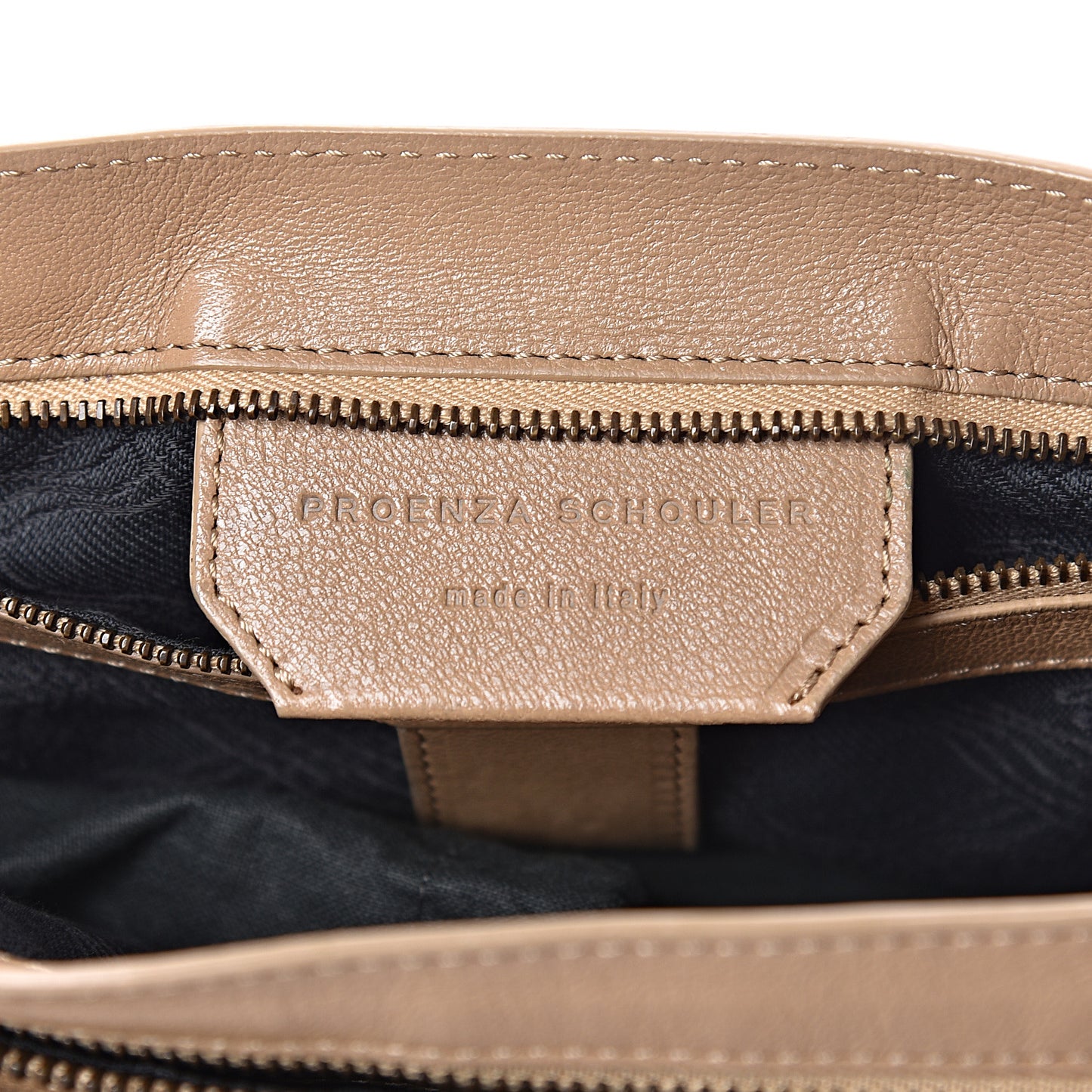Lambskin PS1 Medium Satchel Stone
