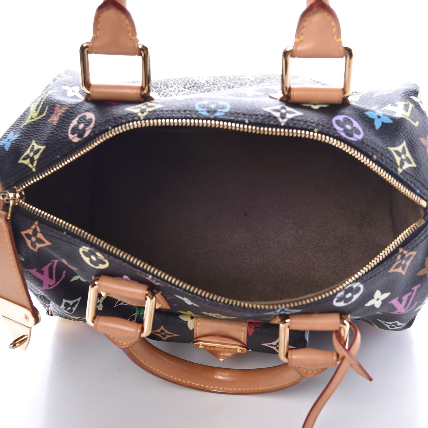 Louis Vuitton Monogram Multicolor Speedy 30 Black 5 of 7