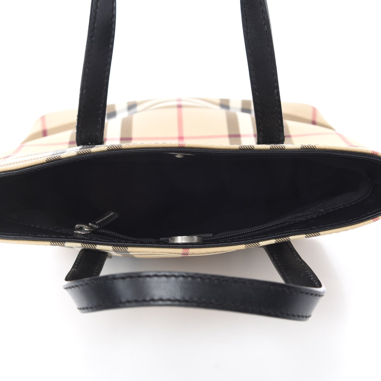 Burberry House Check Small Tote Black 5 of 10