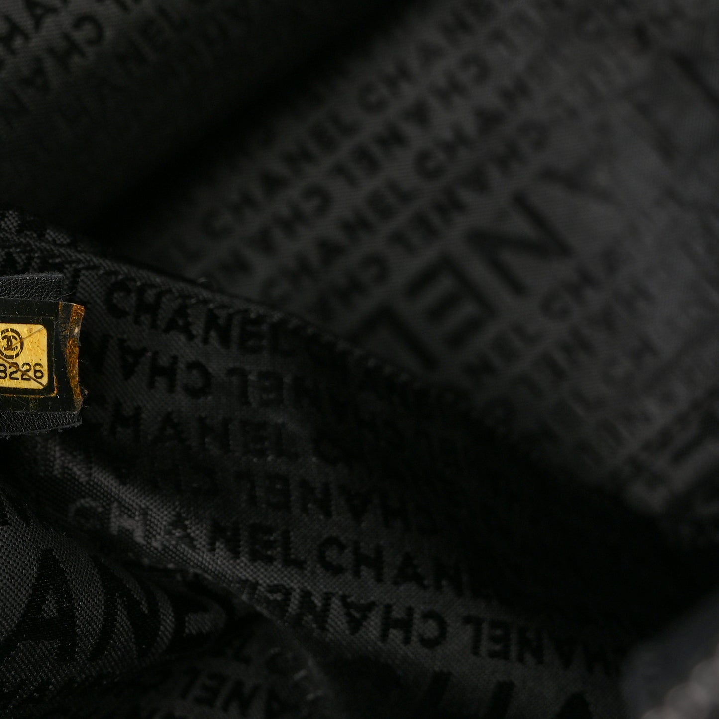 Caviar Square Stitched Duffel Bag Black