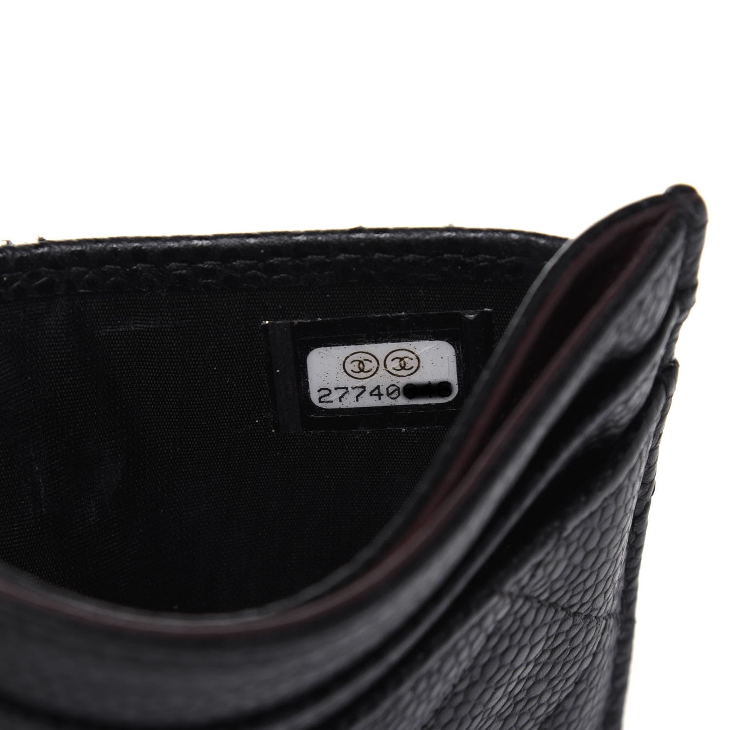Chanel Caviar Quilted Card Holder Black 6 of 10