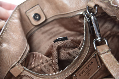 Prada Vitello Shine Tote Cammeo 7 of 18