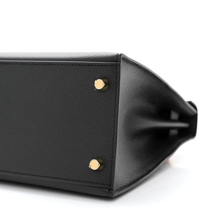 Hermes Epsom Kelly Sellier 28 Black 10 of 13