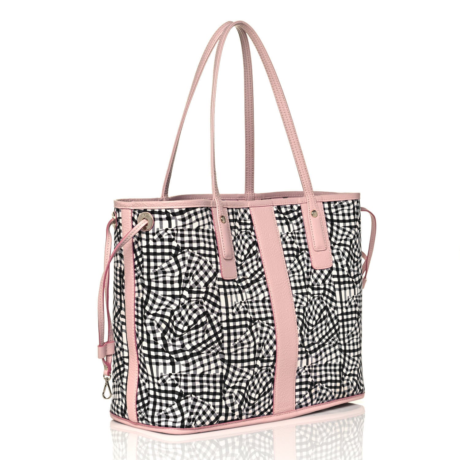 MCM Visetos Large Liz Reversible Shopper Tote Pink 13 of 19