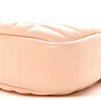 Burberry Lambskin Quilted Mini Lola Camera Bag Peach Pink 9 of 10